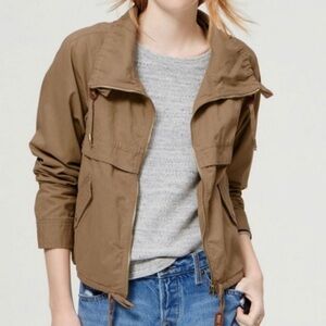 LOFT ✨ khaki safari chic utility jacket | Sz S